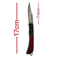 Navaja Plegable Mini Llavero Hoja Inoxidable 6cm Mango Plástico Ligero - details 1