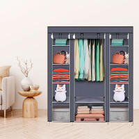 Armario Vestidor de Tela Nyana Home 170x150x45cm, 3 puertas, 11 huecos, 1 ropero - details 1