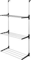 ARISE SHOP-Tendedero Colgante para Puerta, Metal/Plástico,3 Niveles, 12 Varillas,Espacio Total Tendido 6.5m,Tendedero Puerta 6,5 metros Plegable 3 Estantes - details 0