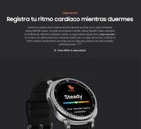 Samsung Galaxy Watch8 Classic 46 mm Bluetooth Reloj Inteligente, Negro/Blanco, Hybrid Strap, Galaxy AI, Procesador 3 nm, Asistente de Salud y Sueño, Seguimiento Deportivo, L1+L5 Dual- Frecuencia GPS, 5ATM + IP68, 445 mAh Hasta 30 horas - details 26