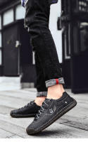 Zapatos Casuales Para Hombre Cuero Mocasines De Caminar Al Aire Libre 2021 Moda Casual Vacaciones Suaves Para Conducir Zapatos De Hombre - details 23
