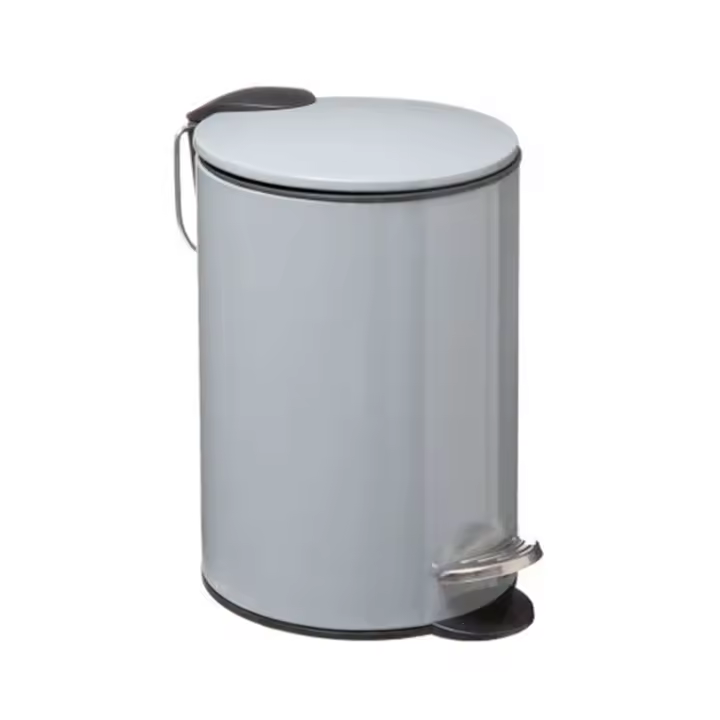 Papelera de Baño con Cierre Lento 3 L | Dimensiones Compactas - 1