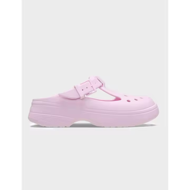 Crocs Classic Mary Jane Clog zuecos rosas para niña y mujer - 1