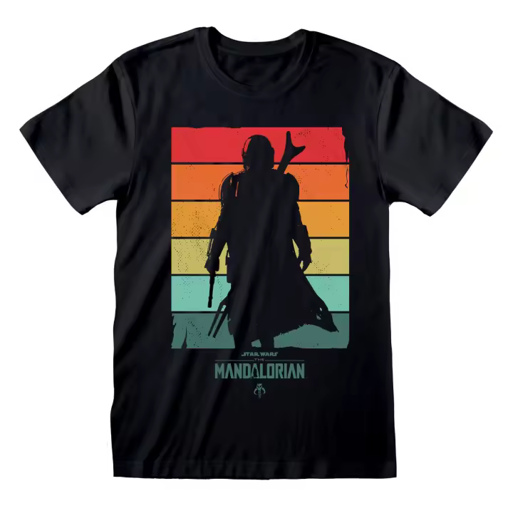 Camiseta de Manga Corta The Mandalorian Spectrum Negro Unisex - 1