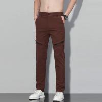 Pantalones Deportivos Casuales Para Hombre Verano 2023 Pantalones Rectos Delgados Cómodos Secado Rápido Adecuados Para Negocios Y Exterior - details 13