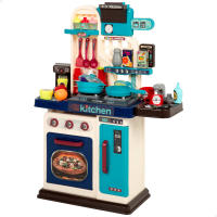 COLORBABY - Cocina juguete eléctrica, 53x22x69 cm, luz y sonido, accesorios para cocinar, alimentos, horno, fregadero, frigorífico, cafetera, cocinita infantil, cocinitas infantiles, cocinas para niños, +3 años - details 0
