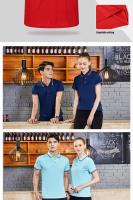 Camisa Polo Corta De Verano Para Hombres Estilo Casual Gran Talla Uniforme De Negocio Transpirable Con Botones Para Oficina - details 4