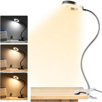 Lámpara De Escritorio Con 48 LEDs Luz De Lectura USB Ajustable En 3 Niveles Protección Ocular Gooseneck Flexible 360° Luz De Libro Para Cama - details 0