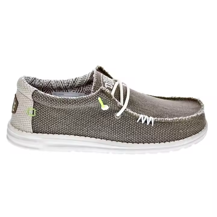 Hey Dude Hombre Mocasines modelo Wally Braided Verde - 1