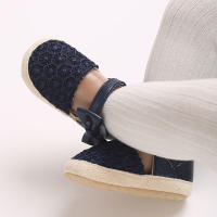 Zapatillas De Verano Para Bebés Niñas 0-18M Con Lazo Casual Sandalias Suave Cómodas Para Primeros Pasos Material Transpirable Tela Y Algodón - details 55
