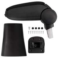 vidaXL Reposabrazos para coche ABS negro Automóvil Vehículo Motor Accesorios Adecuado para Renault megane ii (2003-2011),  Seat leon 1p (2005-2012),  Opel astra j (2009) y mas - details 3