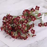 Decoración De Hogar Estilo Pastoral Con Pequeño Margarita Bouquet De Seda Artificial Simulación De Crisantemo Silvestre Para Mesa De Hotel - details 4