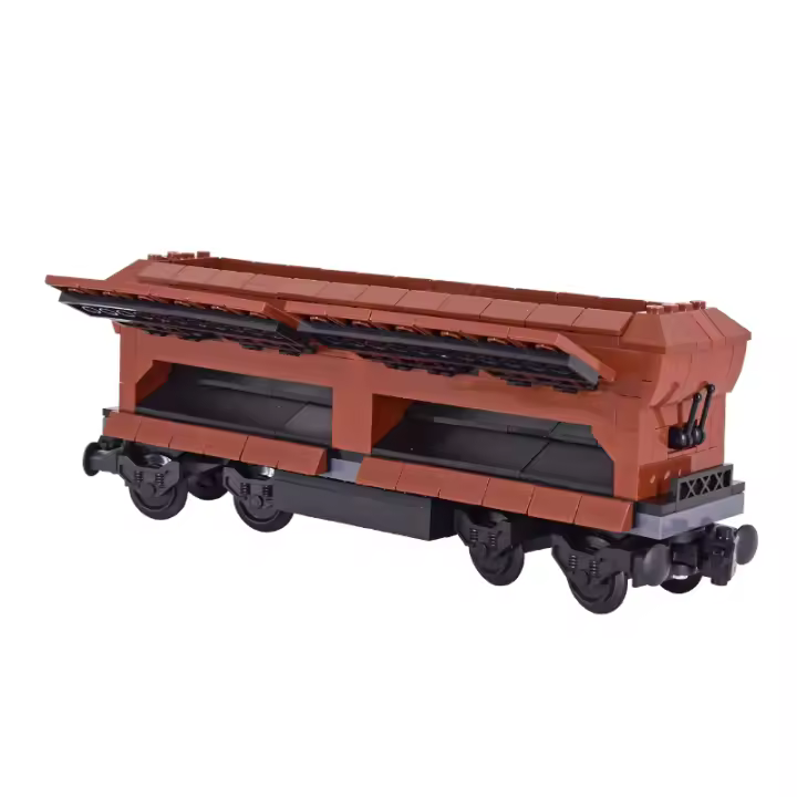 Bloques De Construcción Creativos MOC City Con Camión De Minerales Y Tren Para Crear Ferrocarriles Luz Técnica Juguetes Para Niños Regalos - 1