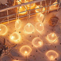 Guirnalda De Conchas LED Iluminación De Batería Para Decoración De Navidad Fiesta De Boda Año Nuevo Fairy Light Ornaments - details 3