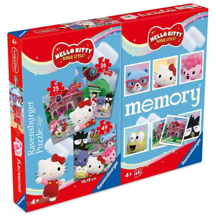 RAVENSBURGER JUEGO HELLO KITTY MULTIPACK MULTIPACK 37x27x6 Cms. - 1