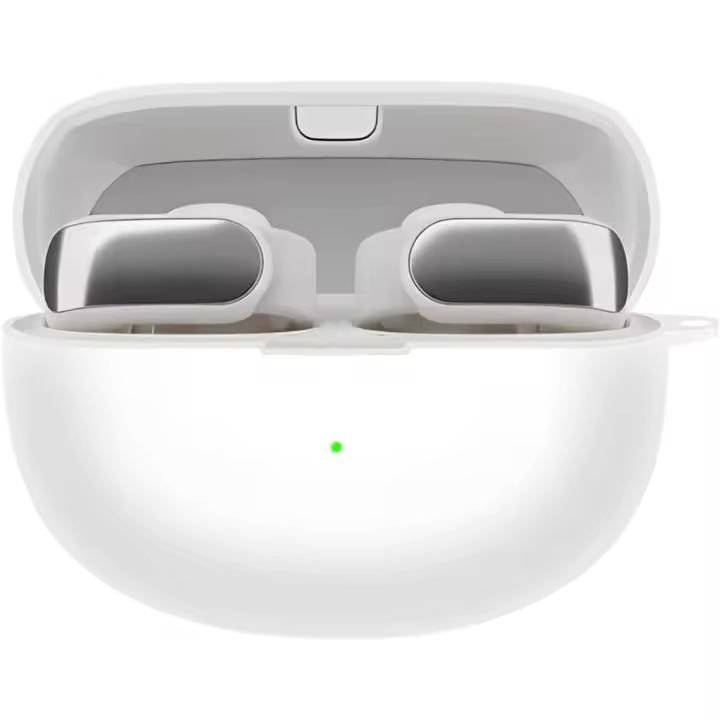 La funda de silicona es compatible con keychain, un accesorio de protección suave para la funda de auriculares inalámbricos, adecuado para hombres y mujeres. - 1