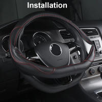 Funda De Volante De Coche O D Tipo Para Kia Ceed Sportage Picanto Cerato Seltos Soul Rio 3 4 5 Tejido En Trenedor Soporte De Volante - details 8