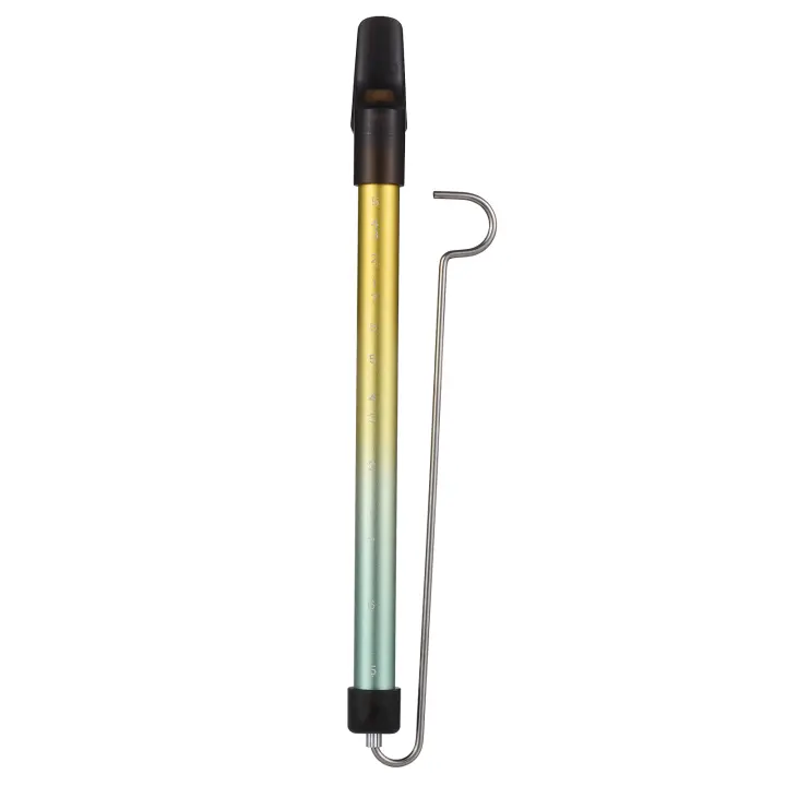 Flute De Metal Con Escala Y Barra De Acero Silbato Deslizante Instrumento Musical Para Niños Kazoo Flute Para Juego Padre-Hijo - 1