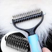 Cepillo De Aseo Para Mascotas Herramienta De Pelaje De Perro Y Gato Eliminación De Pelos Para Cachorros Y Perros Adultos - details 6