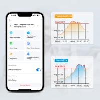 Sensor De Temperatura Y Humedad Inteligente AVATTO Tuya WIFI Medidor De Clima Para El Hogar Con Alexa Google Home Batería Recargable - details 4