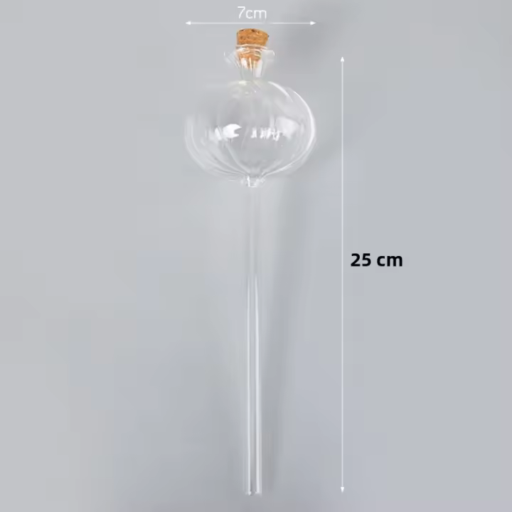 Bulbo De Riego Automático Para Plantas 1/2Pcs Sistema De Riego Por Drip En Bola De Vidrio Dispositivo De Riego Para Jardín Y Flores - 1