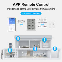 Kit De Termohigrómetro Inteligente Tuya WiFi Con Alerta De App Y 433MHz Sensor De Temperatura Y Humedad Para Gateway Wi-Fi 2.4GHz Y 433MHz - details 2