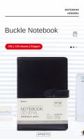 Cuaderno De Negocios Organizador M&G A5/25K Con Cierre De Correa Negro 100 Hojas Cuaderno De Oficina Para Negocios - details 0