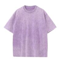 Camiseta De Algodón Americanas Para Hombre Tallas Grandes Verano Vintage Camisetas Lavadas Casual Manga Corta Tops Básicos - details 4