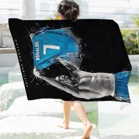 Toalla De Playa CR7 Cristiano Ronaldo Microfibra Absorbente Secado Rápido Suave Para Yoga Natación Senderismo Toalla De Baño - details 4