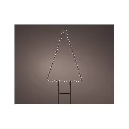 Estaca microLED en forma de pino para exterior 18x0,6x27cm LUMINEO - 1