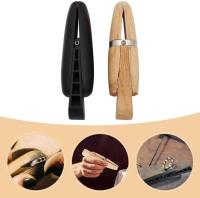 2Pcs Abrazadera De Anillos De Madera/Plástico Herramienta Profesional Para Joyería Con Cerradura De Wedge Soporte Para Benchwork De Joyería - details 2