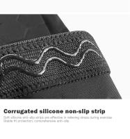 Pantorrillas De Fútbol Protección De Tela De Encaje De Algodón Shockproof Malla De Abeja Soporte Medio Tamaño Largo Para Deportes Y Equipación De Fútbol - details 9