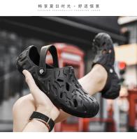Sandalias De Verano Para Hombres Talla Grande 48/49 Zapatillas Casuales De Lujo Comodidad Hogar Suaves Clogs De EVA Color Negro Blanco Gris - details 8