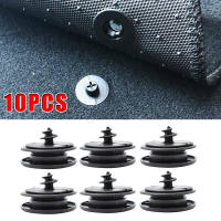 10 Sets De Clips Para Alfombrillas De Coche Universal Negro Soporte De Retención De Alfombrillas De Automóvil Para Panel De Trimmings PVC Negro - details 0