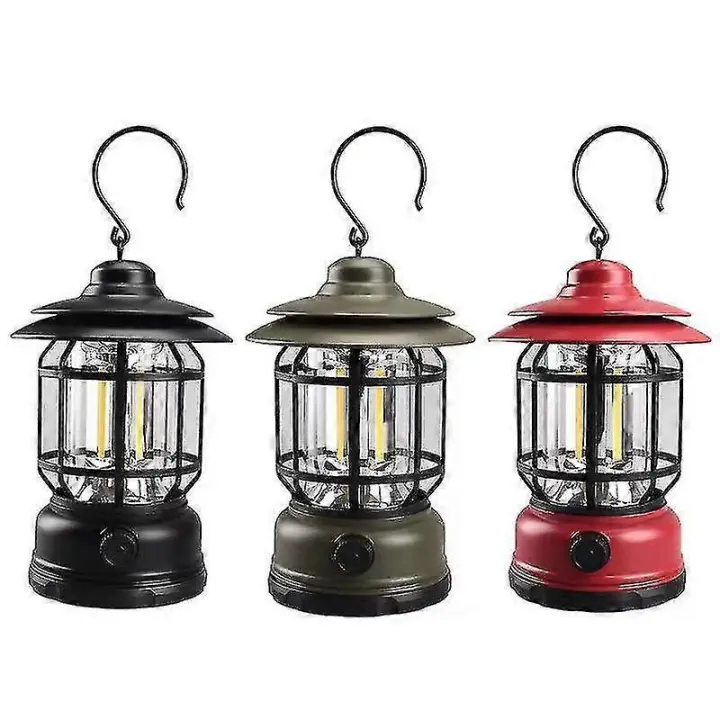 Luces de camping retro portátil al aire libre camping luces de tienda profesional - 1