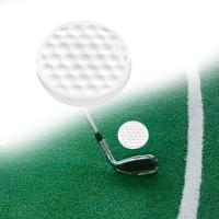 Bola De Golf Plana Para Principiantes Portátil Para Oficina Y Hogar Entrenador De Precisión De Golpe Swing TPE Accesorios Para Práctica De Golf - details 2