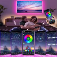 Tiras LED SMD 5050 1-30M USB RGB Control Bluetooth APP Luces Flexibles Para Decoración De Paredes Y Techo En Sala De Estar - details 4