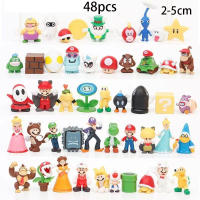 Set De 48 Figuras De Acción Super Mario Bros En PVC Luigi Yoshi Donkey Kong Set De Juguetes Para Niños Regalo De Cumpleaños - details 1