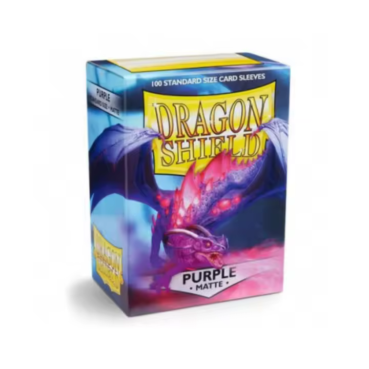 Fundas Dragon Shield Tamaño Standard (63x88mm) - Purple Mate (100) accesorio para cartas coleccionables. Blackfire - 1
