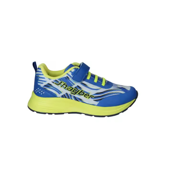 Zapatillas Running Niño J'hayber Ribete Blue Color Azul, Blanco y Amarillo Neón-ZN450523-300 J'hayber - 1