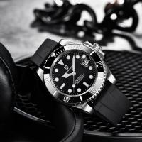 Reloj Mecánico Automático PAGANI DESIGN 2024 Para Hombre 40mm Acero Inoxidable Resistente Al Agua Con Correa De Goma Calibre NH35A - details 3