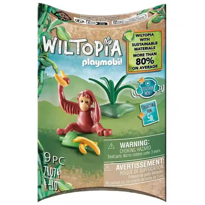 Playmobil Wiltopia Orangután Joven, 71074, Animales, Naturaleza y Zoo - 1