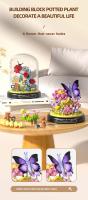 Juego De Construcción De Bloques Insectos Y Flores Set De Abeja Mariposa Y Plantas Con Cubierta Antisuciedad Juguetes DIY Para Niños Regalos De Navidad Educativo Y Divertido Para Adolescentes Y Adultos - details 2