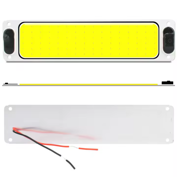 Luz De Interior Para Coche Ceyes Universal 12V-24V 12W Luz LED Panel 108SMD COB Lectura Impermeable Bombilla Lámpara Para Camión - 1