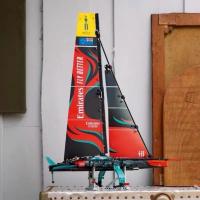 Construcción De Barco De Carreras Emirates Team New Zealand AC75 Juguete Clásico De Navegación Para Niños Set De Bloques Técnicos 962 Piezas Regalo De Cumpleaños - details 0