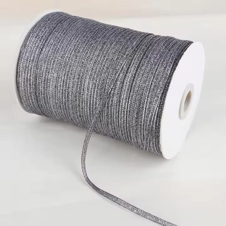 Cordón De Macramé Dorado Y Plateado 4mm 20 Yardas Para Costura DIY Cinta De Artesanía Hilo Torcido Decoración De Navidad Para El Hogar - 1