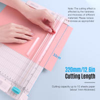 Cortadora De Papel Portátil KW-trio 12.6 Pulgadas Con Cabeza De Corte De Línea De Plegado Y Borde Recto Para Artesanía De Escritorio - details 12
