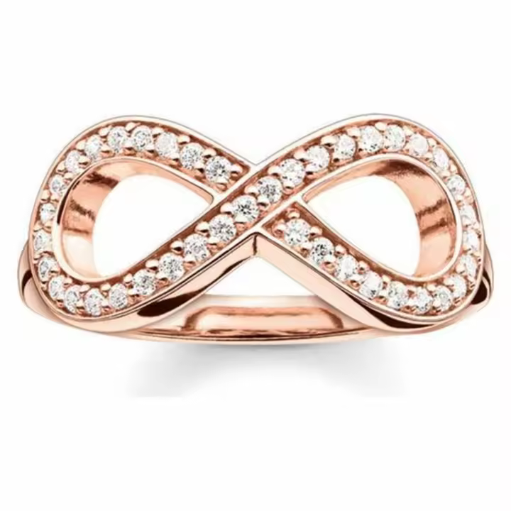 Anillo Thomas Sabo TR2014-416-14 - Joyería Mujer - Oro Rosa - Plata de Ley 925 - 1