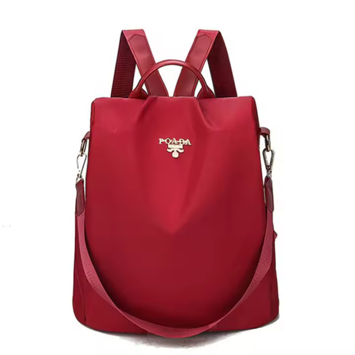Mochila de moda para mujer, estilo coreano, moderna, de tela Oxford, antirrobo, con colgante - 1