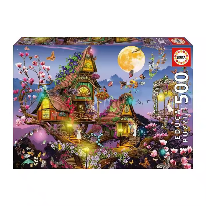 PUZZLE 500 PIEZAS CASA DE LAS HADAS DE EDUCA - 1
